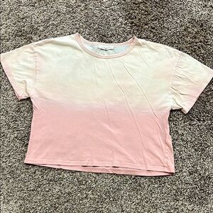 Ombre cropped T-Shirt